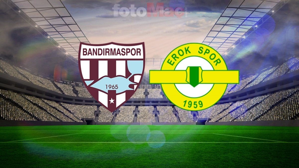 Bandırmaspor-Esenler Erokspor MAÇI CANLI İZLE | Bandırmaspor-Esenler Erokspor maçı ne zaman, saat kaçta ve hangi kanalda?