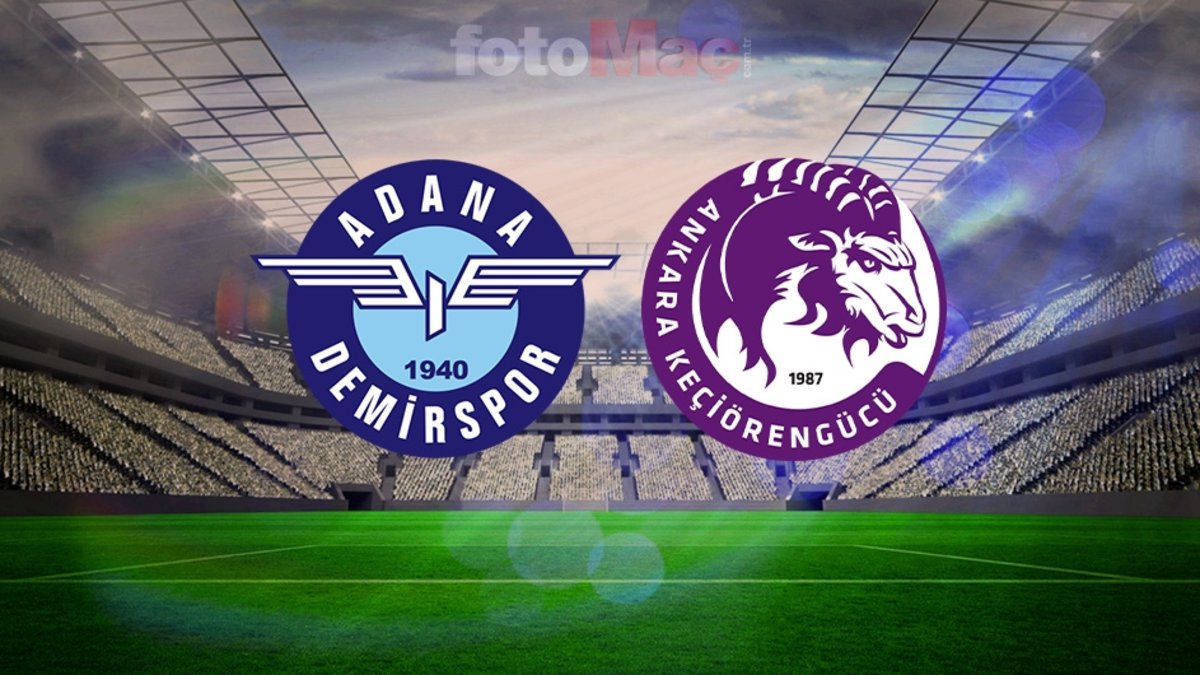 Adana Demirspor ve Keçiörengücü Maç Tarih ve Kanal Bilgisi
