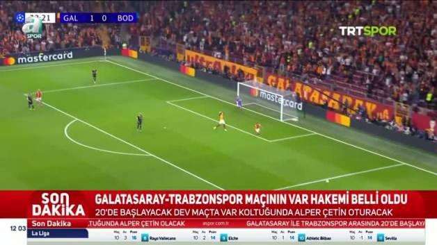 Galatasaray-Trabzonspor Maçının VAR Hakemi Belli Oldu